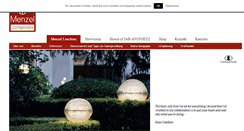 Desktop Screenshot of menzelleuchten.com